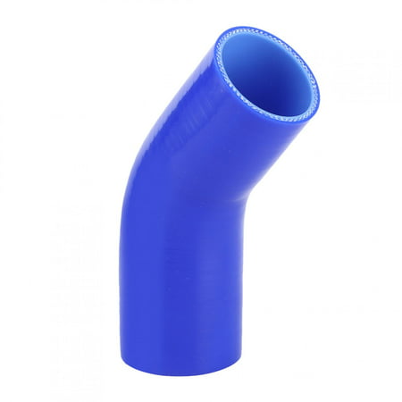 Pipe Coupler,2in to 2.25in Universal 4PLY 45/° Blue Silicone Coupler Hose Replacement for Turbo Intake Intercooler Pipe Tube Car Accessory